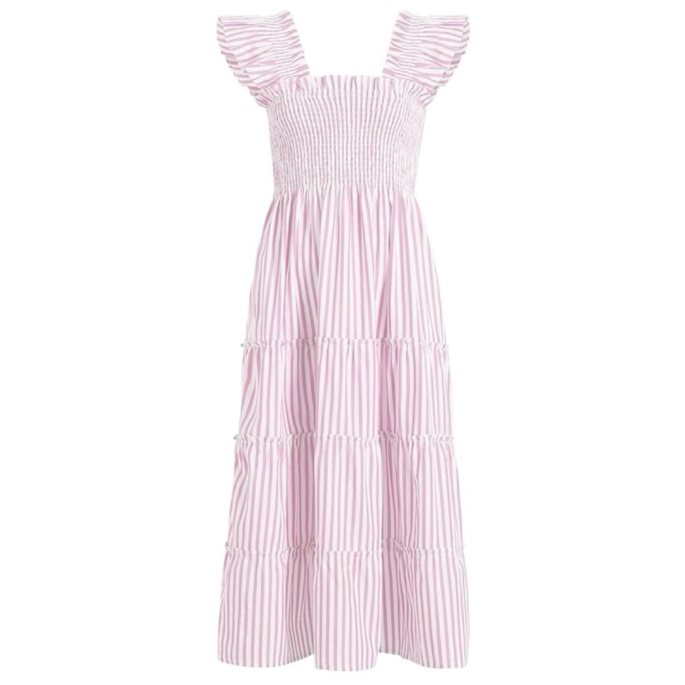 *RARE* Hill House Ellie Dress in Pink Bubblegum Stripe